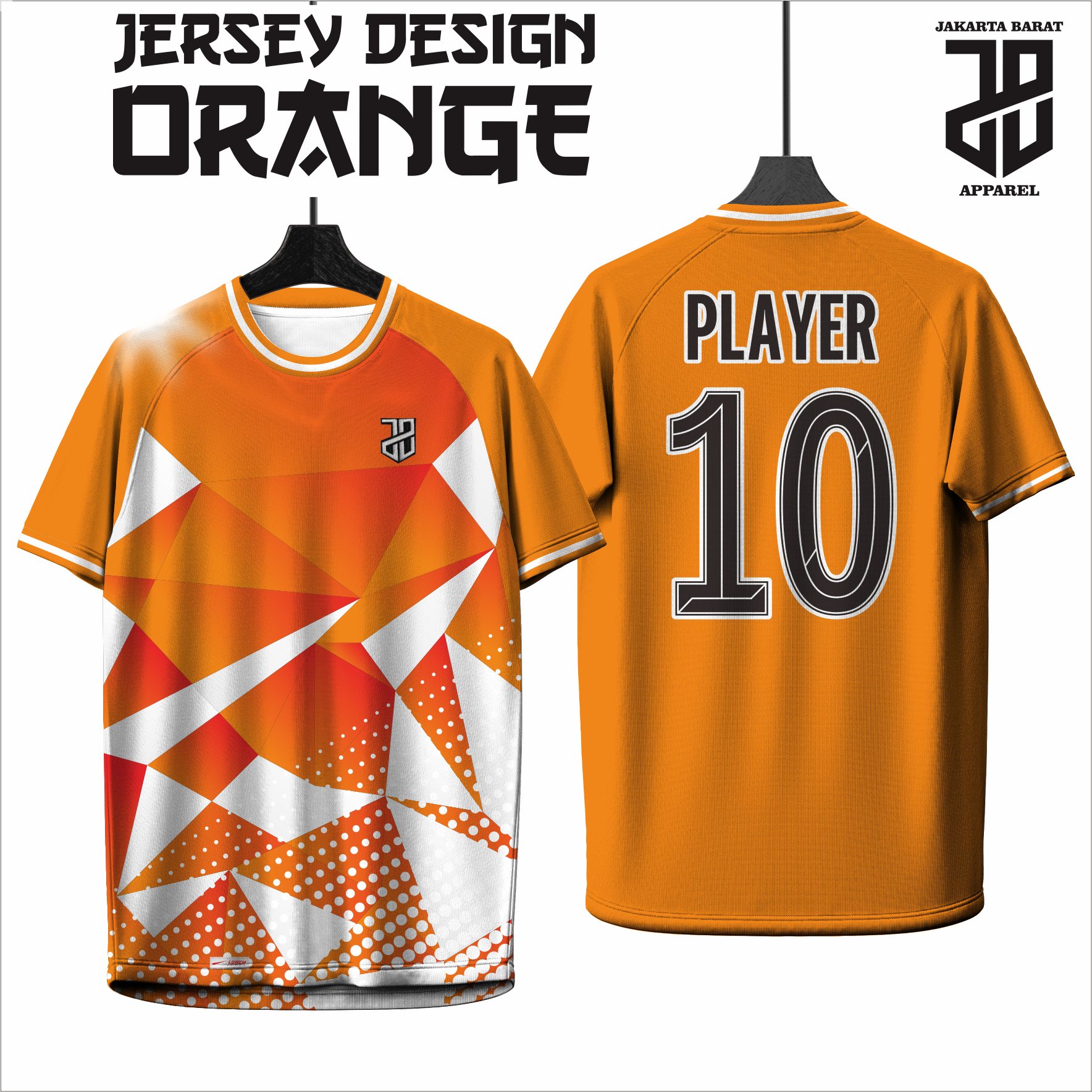KAOS JERSEY FUTSAL & BADMINTON BAJU Gaming ORANGE Keren Motif Geometris – Nyaman & Stylish  DRY FIT PREMIUM MURAH KIDS ANAK DAN DEWASA BIG SIZE (Copy) (Copy) (Copy)