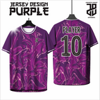 KAOS JERSEY FUTSAL & BADMINTON CUSTOM PURPLE/UNGGU Abstract Edition  DRY FIT PREMIUM MURAH BAHAN EMBOSH KIDS ANAK DAN DEWASA COWO/CEWEBIG SIZE
