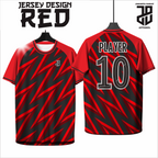 KAOS JERSEY FUTSAL & BADMINTON Esport RED/MERAH Abstract Edition  DRY FIT PREMIUM MURAH BAHAN EMBOSH KIDS ANAK DAN DEWASA CEWE COWO BIG SIZE