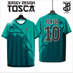 KAOS JERSEY FUTSAL & BADMINTON Custom TOSCA Edition  DRY FIT PREMIUM BAHAN EMBOSH MURAH KIDS ANAK DAN DEWASA BIG SIZE