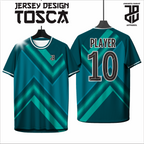 KAOS JERSEY FUTSAL & BADMINTON Custom TOSCA Edition  DRY FIT PREMIUM BAHAN EMBOSH MURAH KIDS ANAK DAN DEWASA BIG SIZE
