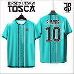 KAOS JERSEY FUTSAL & BADMINTON Custom TOSCA Edition  DRY FIT PREMIUM BAHAN EMBOSH MURAH KIDS ANAK DAN DEWASA BIG SIZE