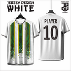 KAOS JERSEY FUTSAL & BADMINTON Esport WHITE/PUTIH Abstract Edition  DRY FIT PREMIUM MURAH BAHAN JERSEY EMBOSH KIDS ANAK DAN DEWASA COWO/CEWE BIG SIZE