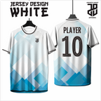 KAOS JERSEY FUTSAL & BADMINTON Esport WHITE/PUTIH Abstract Edition  DRY FIT PREMIUM MURAH BAHAN JERSEY EMBOSH KIDS ANAK DAN DEWASA COWO/CEWE BIG SIZE
