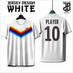 KAOS JERSEY FUTSAL & BADMINTON Esport WHITE/PUTIH Abstract Edition  DRY FIT PREMIUM MURAH BAHAN JERSEY EMBOSH KIDS ANAK DAN DEWASA BIG SIZE