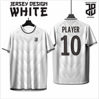 KAOS JERSEY FUTSAL & BADMINTON Esport WHITE/PUTIH Abstract Edition  DRY FIT PREMIUM MURAH BAHAN JERSEY EMBOSH KIDS ANAK DAN DEWASA BIG SIZE