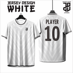 KAOS JERSEY FUTSAL & BADMINTON Esport WHITE/PUTIH Abstract Edition  DRY FIT PREMIUM MURAH BAHAN JERSEY EMBOSH KIDS ANAK DAN DEWASA BIG SIZE