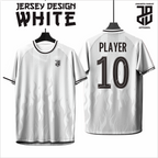 KAOS JERSEY FUTSAL & BADMINTON Esport WHITE/PUTIH Abstract Edition  DRY FIT PREMIUM MURAH BAHAN JERSEY EMBOSH KIDS ANAK DAN DEWASA BIG SIZE