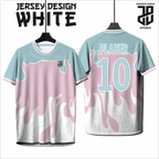 KAOS JERSEY FUTSAL & BADMINTON Esport WHITE/PUTIH Abstract Edition  DRY FIT PREMIUM MURAH BAHAN EMBOSH KIDS ANAK DAN DEWASA BIG SIZE