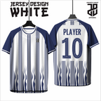 KAOS JERSEY FUTSAL & BADMINTON Esport WHITE/PUTIH Abstract Edition  DRY FIT PREMIUM MURAH BAHAN EMBOSH KIDS ANAK DAN DEWASA BIG SIZE