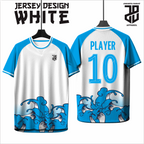 KAOS JERSEY FUTSAL & BADMINTON Esport WHITE/PUTIH Abstract Edition  DRY FIT PREMIUM MURAH BAHAN EMBOSH KIDS ANAK DAN DEWASA BIG SIZE