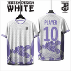 KAOS JERSEY FUTSAL & BADMINTON Esport WHITE/PUTIH Abstract Edition  DRY FIT PREMIUM MURAH BAHAN EMBOSH KIDS ANAK DAN DEWASA BIG SIZE