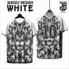 KAOS JERSEY FUTSAL & BADMINTON Esport WHITE/PUTIH Abstract Edition  DRY FIT PREMIUM MURAH BAHAN EMBOSH KIDS ANAK DAN DEWASA CEWE COWO BIG SIZE