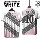 KAOS JERSEY FUTSAL & BADMINTON Esport WHITE/PUTIH Abstract Edition  DRY FIT PREMIUM MURAH BAHAN EMBOSH KIDS ANAK DAN DEWASA CEWE COWO BIG SIZE