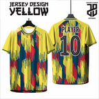 KAOS JERSEY BADMINTON/BULU TANGKIS  YELLOW/KUNING DRY FIT PREMIUM BAHAN EMBOSH MURAH KIDS ANAK DAN DEWASA COWO/CEWE BIG SIZE