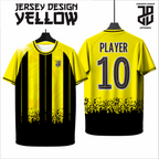 KAOS JERSEY BADMINTON/BULU TANGKIS  YELLOW/KUNING DRY FIT PREMIUM BAHAN EMBOSH MURAH KIDS ANAK DAN DEWASA COWO/CEWE BIG SIZE