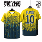 KAOS JERSEY BADMINTON/BULU TANGKIS  YELLOW/KUNING DRY FIT PREMIUM BAHAN EMBOSH MURAH KIDS ANAK DAN DEWASA COWO/CEWE BIG SIZE