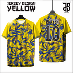 KAOS JERSEY BADMINTON/BULU TANGKIS  YELLOW/KUNING DRY FIT PREMIUM BAHAN EMBOSH MURAH KIDS ANAK DAN DEWASA COWO/CEWE BIG SIZE