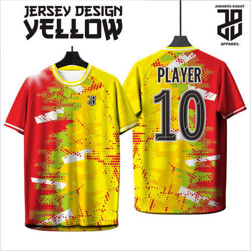 KAOS JERSEY BADMINTON/BULU TANGKIS  YELLOW/KUNING DRY FIT PREMIUM BAHAN EMBOSH MURAH FREE COSTUM KIDS ANAK DAN DEWASA COWO/CEWEBIG SIZE