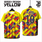 KAOS JERSEY BADMINTON/BULU TANGKIS  YELLOW/KUNING DRY FIT PREMIUM BAHAN EMBOSH MURAH FREE COSTUM KIDS ANAK DAN DEWASA COWO/CEWEBIG SIZE