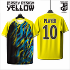 KAOS JERSEY BADMINTON/BULU TANGKIS  YELLOW/KUNING DRY FIT PREMIUM MURAH KIDS ANAK DAN DEWASA COWO/CEWEBIG SIZE