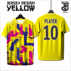 KAOS JERSEY BADMINTON/BULU TANGKIS  YELLOW/KUNING DRY FIT PREMIUM MURAH KIDS ANAK DAN DEWASA COWO/CEWEBIG SIZE
