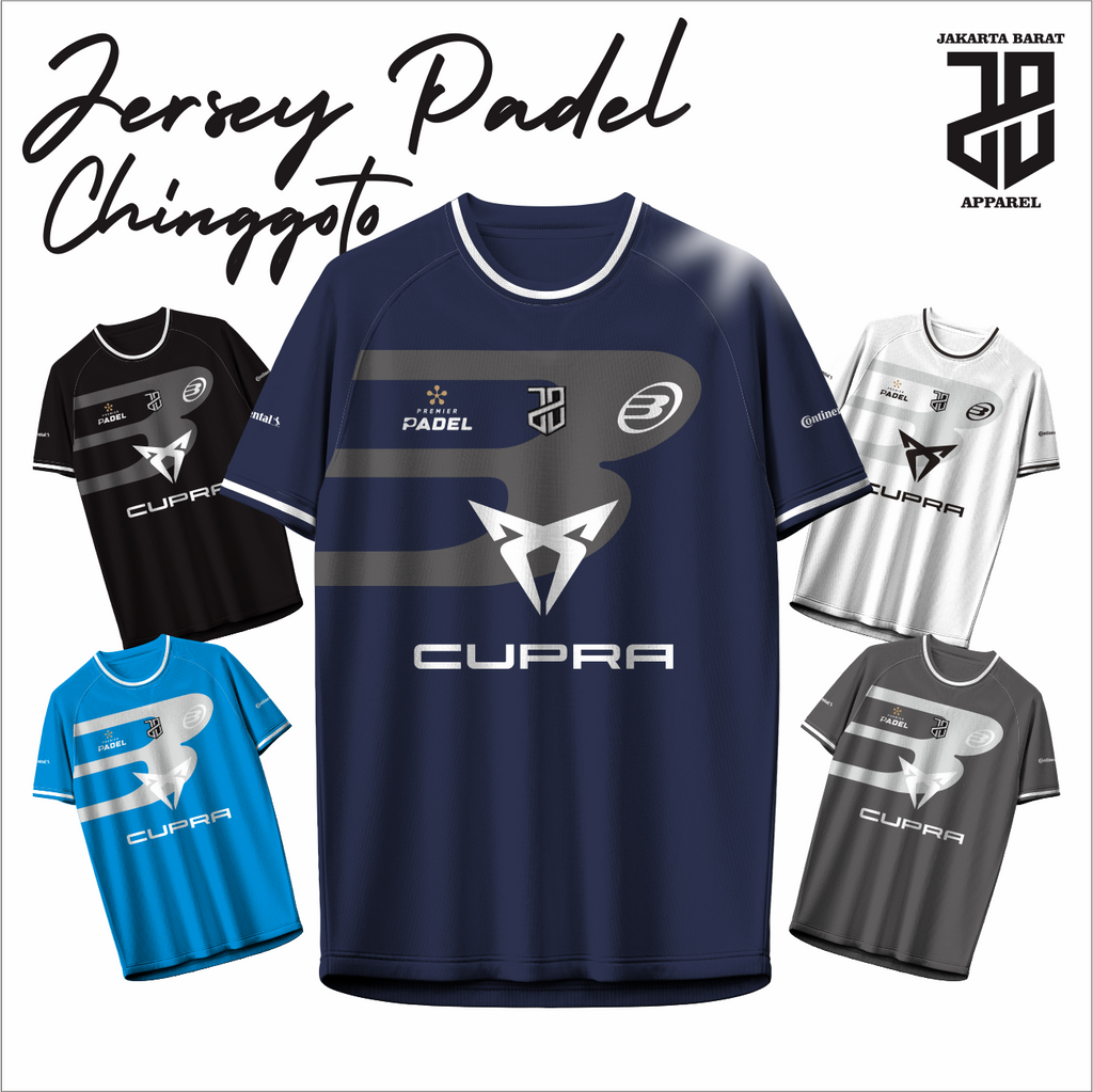 KAOS JERSEY PADEL CHINGGOTO DRY FIT PREMIUM MURAH KIDS ANAK DAN DEWASA BIG SIZE (Copy) (Copy)