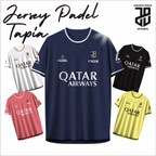 KAOS JERSEY PADEL TAPIA DRY FIT PREMIUM MURAH BAHAN EMBOSH KIDS ANAK DAN DEWASA COWO/CEWEBIG SIZE