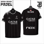 KAOS JERSEY PADEL TAPIA DRY FIT PREMIUM MURAH BAHAN EMBOSH KIDS ANAK DAN DEWASA COWO/CEWEBIG SIZE