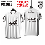KAOS JERSEY PADEL ARTURO COELLO DRY FIT PREMIUM BAHAN EMBOSH MURAH KIDS ANAK DAN DEWASA CEWE COWO BIG SIZE