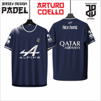 KAOS JERSEY PADEL ARTURO COELLO DRY FIT PREMIUM BAHAN EMBOSH MURAH KIDS ANAK DAN DEWASA CEWE COWO BIG SIZE