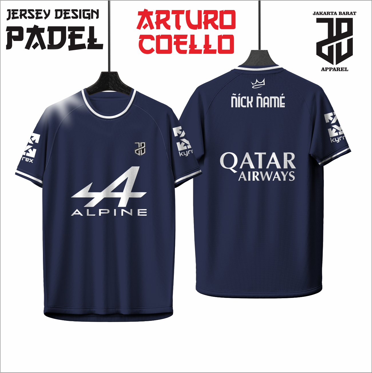 KAOS JERSEY PADEL ARTURO COELLO DRY FIT PREMIUM MURAH KIDS ANAK DAN DEWASA BIG SIZE (Copy) (Copy) (Copy) (Copy) (Copy) (Copy)