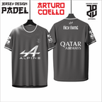 KAOS JERSEY PADEL ARTURO COELLO DRY FIT PREMIUM BAHAN EMBOSH MURAH KIDS ANAK DAN DEWASA CEWE COWO BIG SIZE