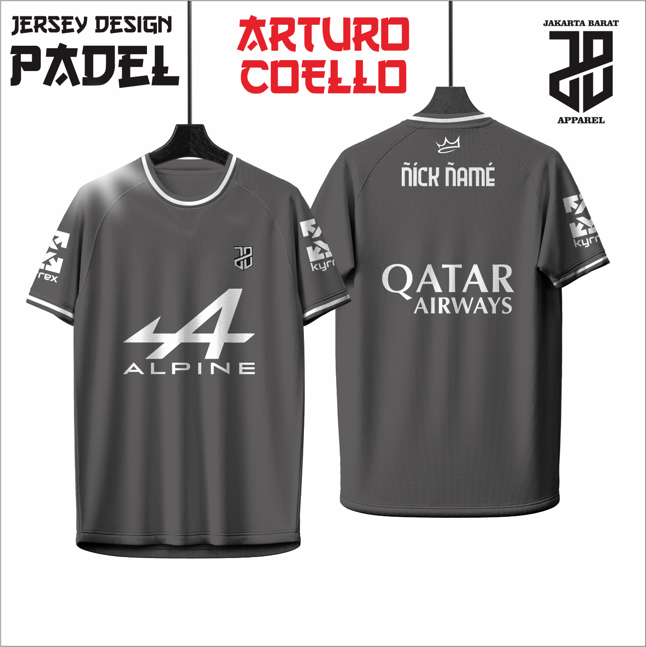 KAOS JERSEY PADEL ARTURO COELLO DRY FIT PREMIUM MURAH KIDS ANAK DAN DEWASA BIG SIZE (Copy) (Copy) (Copy) (Copy) (Copy) (Copy)