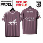 KAOS JERSEY PADEL ARTURO COELLO DRY FIT PREMIUM BAHAN EMBOSH MURAH KIDS ANAK DAN DEWASA CEWE COWO BIG SIZE