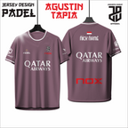 KAOS JERSEY PADEL AGUSTIN TAPIA DRY FIT PREMIUM BAHAN EMBOSH MURAH KIDS ANAK DAN DEWASA COWO/CEWEBIG SIZE