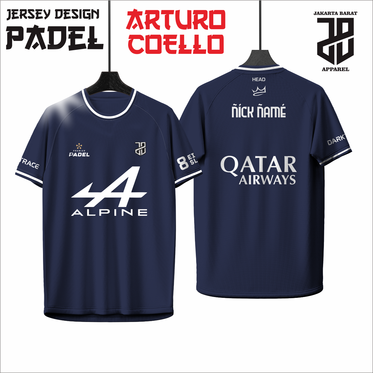 KAOS JERSEY PADEL Artoru Coello DRY FIT PREMIUM MURAH KIDS ANAK DAN DEWASA BIG SIZE (Copy) (Copy) (Copy) (Copy) (Copy) (Copy) (Copy) (Copy)
