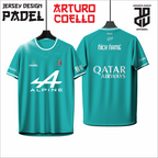KAOS JERSEY PADEL Artoru Coello DRY FIT PREMIUM MURAH KIDS ANAK DAN DEWASA COWO CEWEBIG SIZE