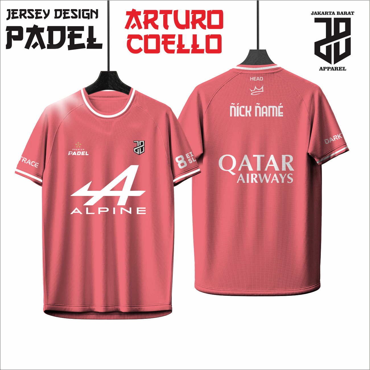 KAOS JERSEY PADEL Artoru Coello DRY FIT PREMIUM MURAH KIDS ANAK DAN DEWASA BIG SIZE (Copy) (Copy) (Copy) (Copy) (Copy) (Copy) (Copy) (Copy)