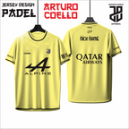 KAOS JERSEY PADEL Artoru Coello DRY FIT PREMIUM MURAH KIDS ANAK DAN DEWASA COWO CEWEBIG SIZE