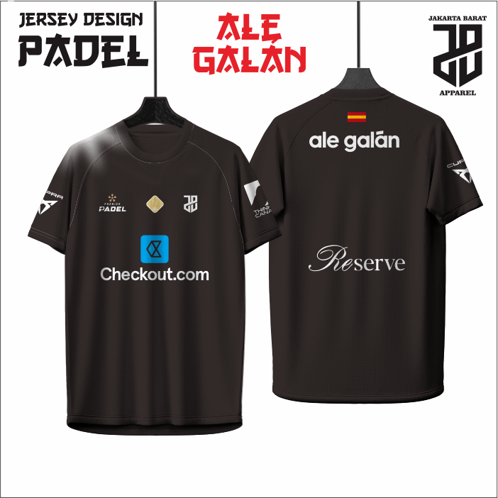 KAOS JERSEY PADEL KOLABORASI ALE GALAN & CHINGGOTO DRY FIT PREMIUM MURAH KIDS ANAK DAN DEWASA BIG SIZE (Copy)