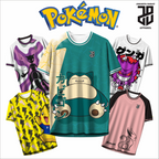 KAOS JERSEY FUTSAL BAJU  MOTIF ANIME POKEMON  DRY FIT PREMIUM MURAH BAHAN EMBOSH KIDS ANAK DAN DEWASA COWO/CEWE BIG SIZE