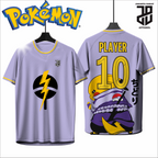 KAOS JERSEY FUTSAL BAJU & BADMINTON  MOTIF ANIME POKEMON Pikachu DRY FIT PREMIUM MURAH BAHAN EMBOSH KIDS ANAK DAN DEWASA COWO/CEWEBIG SIZE