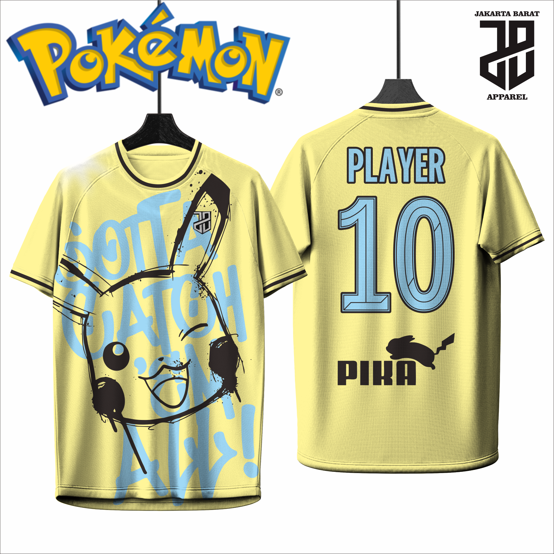 KAOS JERSEY FUTSAL BAJU & BADMINTON  MOTIF ANIME POKEMON Pikachu DRY FIT PREMIUM MURAH KIDS ANAK DAN DEWASA BIG SIZE (Copy) (Copy) (Copy) (Copy) (Copy) (Copy) (Copy) (Copy) (Copy) (Copy) (Copy)