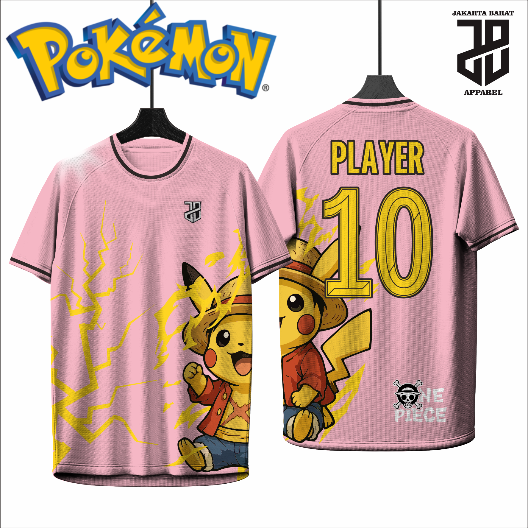 KAOS JERSEY FUTSAL BAJU & BADMINTON  MOTIF ANIME POKEMON Pikachu DRY FIT PREMIUM MURAH KIDS ANAK DAN DEWASA BIG SIZE (Copy) (Copy) (Copy) (Copy) (Copy) (Copy) (Copy) (Copy) (Copy) (Copy) (Copy)