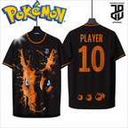 KAOS JERSEY FUTSAL BAJU & BADMINTON  MOTIF ANIME POKEMON Pikachu DRY FIT PREMIUM MURAH BAHAN EMBOSH KIDS ANAK DAN DEWASA COWO/CEWEBIG SIZE