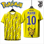 KAOS JERSEY FUTSAL BAJU  MOTIF ANIME POKEMON  DRY FIT PREMIUM MURAH BAHAN EMBOSH KIDS ANAK DAN DEWASA COWO/CEWE BIG SIZE