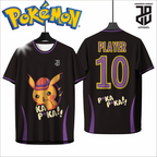 KAOS JERSEY FUTSAL BAJU  MOTIF ANIME POKEMON  DRY FIT PREMIUM MURAH BAHAN EMBOSH KIDS ANAK DAN DEWASA COWO/CEWE BIG SIZE