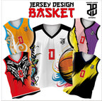 Kaos Jersey Basket Custom Dryfit Premium | Adem, Nyaman | Pria Wanita Dewasa & Anak