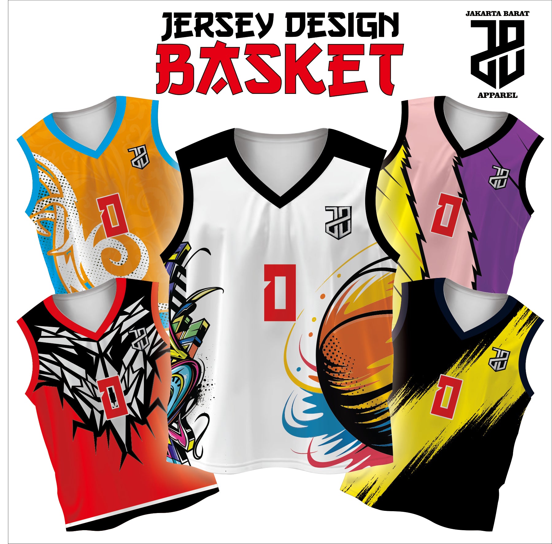 Kaos Jersey Basket Custom Dryfit Premium | Adem, Nyaman | Pria Wanita Dewasa & Anak